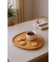 Bambum Macchiato - Üçgen Tepsi