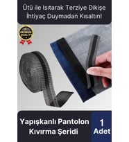 Dayanıklı Güçlü Polyester Esnek Kendinden Yapışkanlı Pantolon Kumaş Kıvırma Yapıştırma Bandı Şeridi