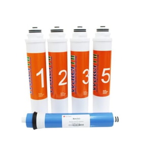 5'li Tam Set Filtre Takımı (waterlife Uyumlu) (Krem)