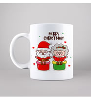 Mutlu Yıllar & Merry Christmas & Yılbaşı & Noel Baba Tasarımlı Kupa