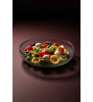 Ginosa Büyük Boy Cam Salata Kasesi - İskandinav Tarz Meyvelik Kase 26 Cm