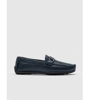 Hakiki Deri Lacivert Erkek Loafer