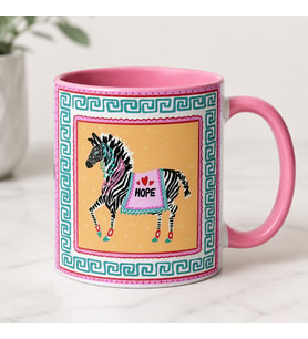 Hope Zebra Kupa Bardak