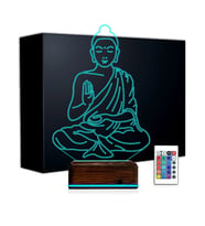 Luvivia Yoga Buda 3D Lamba - Masa Gece Lambası