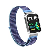 Xiaomi Redmi Watch 2 Lite Uyumlu Kordon Hasır Örgü Cırt Cırtlı Zore KRD-61 Kayış