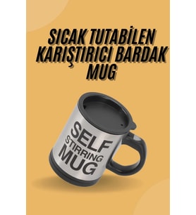 Sıcak Tutan Termos Bardak Kendi Kendini Karıştıran Mikser Kupa