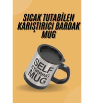Sıcak Tutan Termos Bardak Kendi Kendini Karıştıran Mikser Kupa
