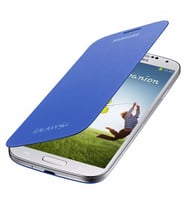 Galaxy S4 i9500 ile Uyumlu Flip Cover Kılıf Mavi EF-FI950BCEGWW