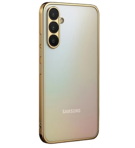 Durukar® Samsung Galaxy A34 5G Kılıf Lensli Silikon - Gold