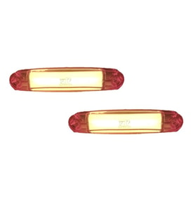 2 Adet Neon Parmak Led Lamba Turuncu 12-24 Volt