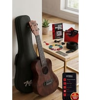 Midex SPA-235M Kaliteli Maun Concert Ukulele Seti