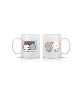 Mochi Cat Motto Sevgili Aşk Kupa