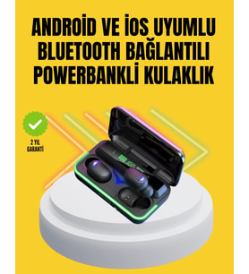 E10 Powerbanklı Bluetooth Kulaklık Oyun Modu Şık Tasarım