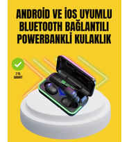 E10 Powerbanklı Bluetooth Kulaklık Oyun Modu Şık Tasarım