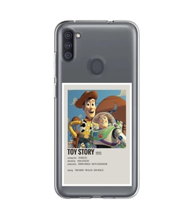 Samsung Galaxy M21 Uyumlu Toy Story Minimalist Poster Desenli Şeffaf Telefon Kılıfı