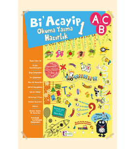 Bi Acayip Okuma Yazma Hazırlık 1 - Komisyon - Mor Elma Yayınları