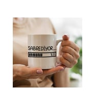Sabrediyor baskılı kupa bardak