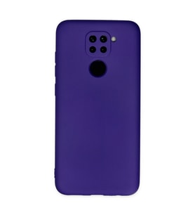 Xiaomi Redmi Note 9 Kılıf Nano İçi Kadife Silikon - Mor