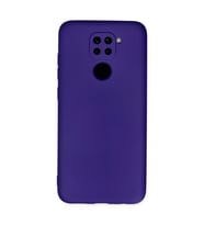 Xiaomi Redmi Note 9 Kılıf Nano İçi Kadife Silikon - Mor