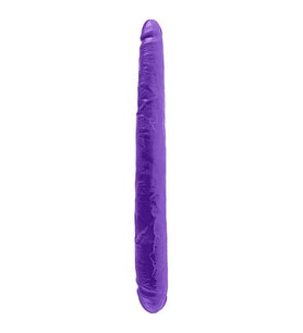 Double Dillio 16" Çift Başlı Dildo 43 cm Mor
