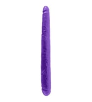 Double Dillio 16" Çift Başlı Dildo 43 cm Mor