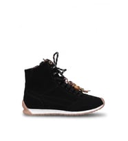 Elit Kcm195 Kadın Taşlı Sneaker Bot Siyah