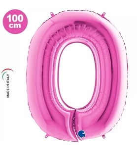 Folyo Rakam 0 Pembe 40 Inc 101 Cm GRABO