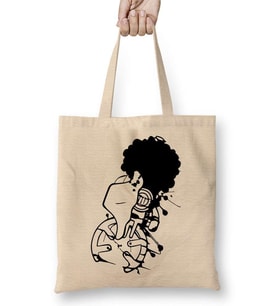 Usopp One Piece Bez Çanta Uzun Saplı