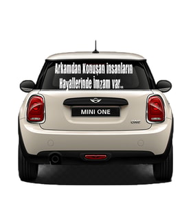 Oto Cam Yazı Sözleri Ticari-Servis-Dolmuş-Panelvan Uzun Sticker Model 47