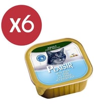 Plaisir Pate Tuna Balıklı Kedi Konservesi 6X100 gr