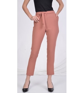 SORALLİNE 1696 GÜL AEROBİN KUMAŞ BAYAN YAZLIK PANTOLON (Gül Pembe)
