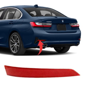 Bmw 3 Serisi G20 Arka Tampon Reflektörü Sol 2019- 63147420447