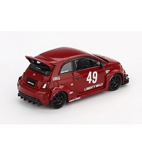 Mini GT 963 Abarth 595 Lb-Works X Abas Works Kırmızı 1/64 Model Araba
