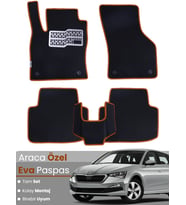 SKODA SCALA (2019-2025) Uyumlu EVA Paspas Tam Set–Oto Paspas,Araca Özel,Kolay Montaj