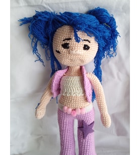 Pantolonlu yıldız bebek amigurumi