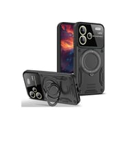 Redmi Note 13 Pro Plus Joy Lens Standlı Kapak - Siyah
