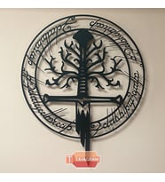 Yüzüklerin Efendisi Metal Tablo