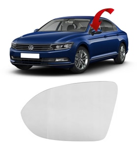 Vw Passat B8 Sol Ayna Camı 2015-2020 3G0857521