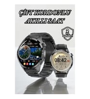 Mey İthalat® Çift Kordonlu Yüksek Çözünürlüklü Akıllı Saat Uyku İzleyici & Spor Modları
