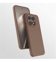 Coverzone Xiaomi M? 15T ?le Uyumlu K?l?f Z-Mara Lansman Vieri Tam Koruma Arka Kapak Kamera Koruma �?k?nt?l? P�r�zs�z Y�zey Kahverengi