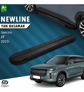 S-Dizayn Jaecoo J7 NewLine Siyah Yan Basamak 183 Cm 2023 Üzeri