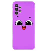 Samsung Galaxy M14 Kılıf Silikon Desen Özel Seri Purple Sweety 1717