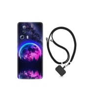 Xiaomi 13 Lite Kılıf Ipli Boyun Askılı Desenli Silikon Star Planet 1652