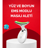 Usb Şarjlı Led Işık Terapili Yüz Boyun Bakım Cihazı