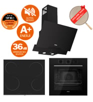 Ferre NEO Ultra Sessiz Vitroseramik Elektrikli Ankastre Set (D063-SA + MS 261+ QBL62CS  )