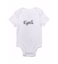 Egeli Baskılı Bebek Body Zıbın