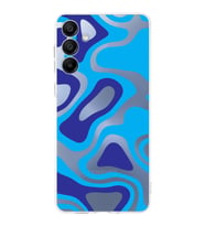 PrintiFy Samsung A15 Uyumlu Kamera Korumalı Renkli Desen Tasarımlı Şeffaf Silikon Kılıf