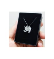 Gökdeniz 925 Azerbaycan Haritası Gümüş Hediyelik Unisex Kolye 