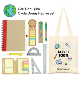 Geri Dönüşüm Okula Dönüş Hediye Seti