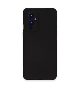 One Plus 9 Kılıf Nano İçi Kadife Silikon - Siyah